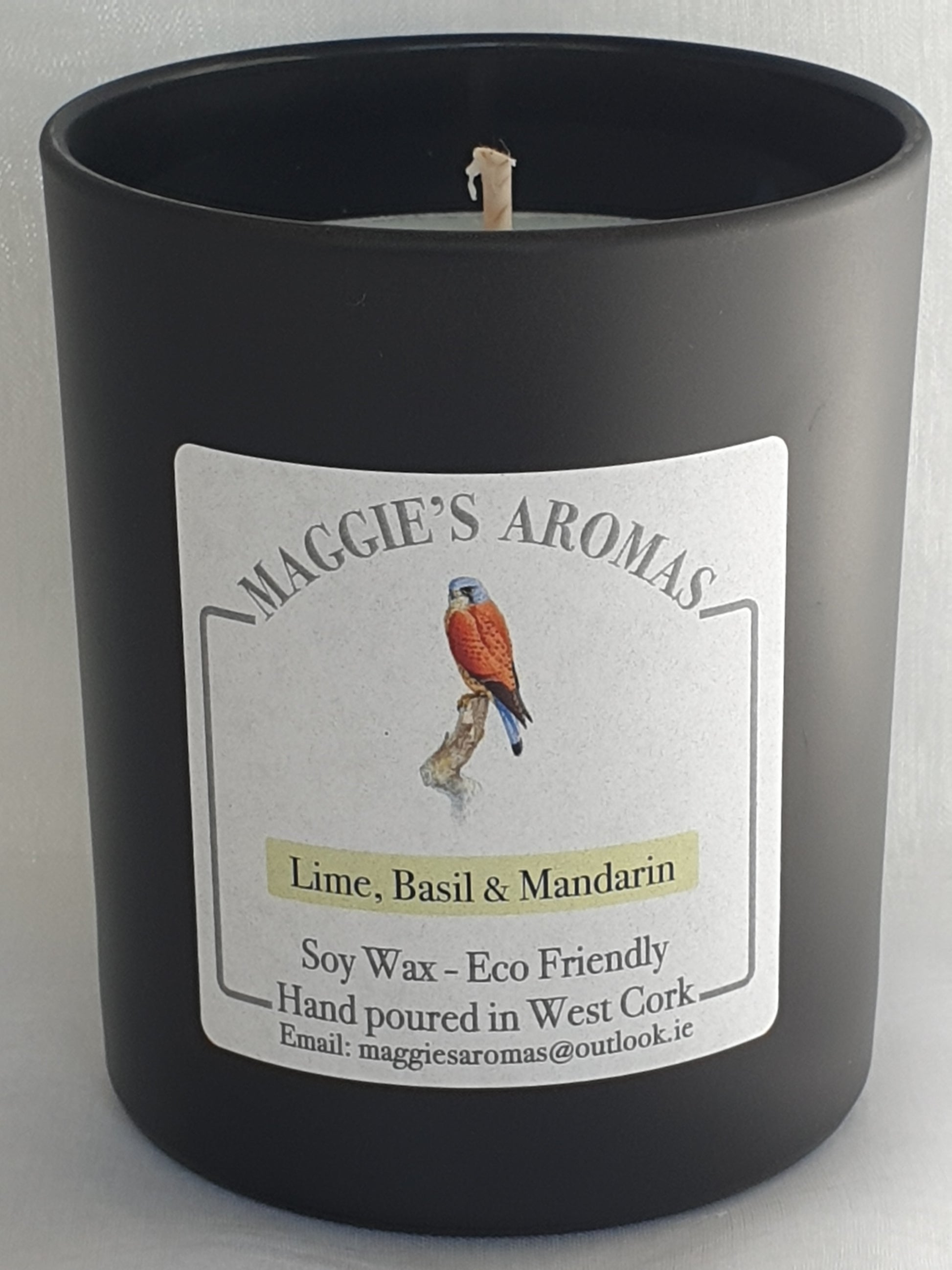 Soy Wax Candle Lime, Basil & Mandarin